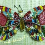 سوزندوزی یک پروانه