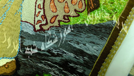 سوزندوزی طرح درویش- مریم دابویی