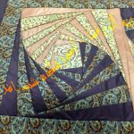 چهل تکه دوزی با ترمه و ساتن 1